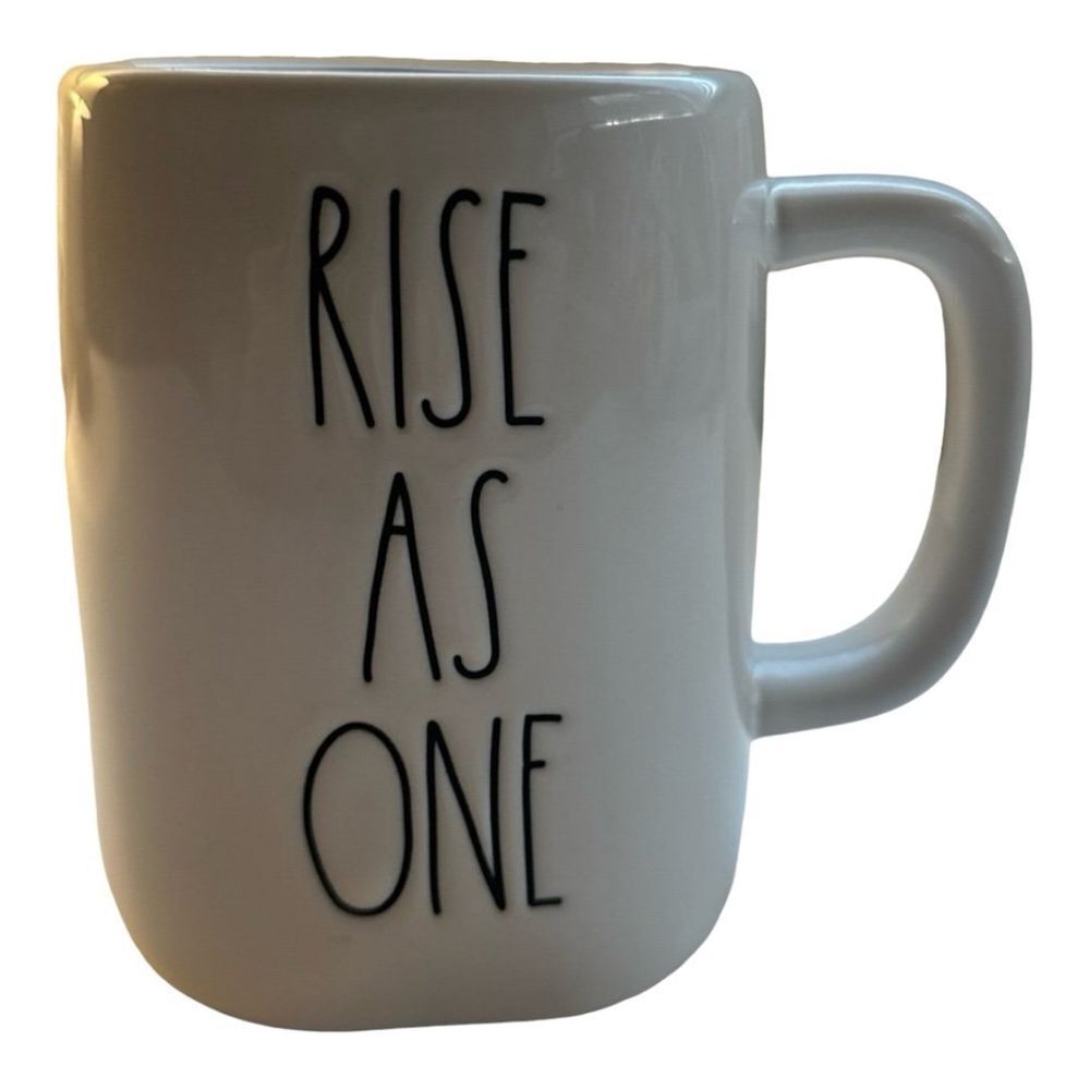 Rae Dunn Rise As One Coffee Mug White Ceramic Farmhouse Decor
